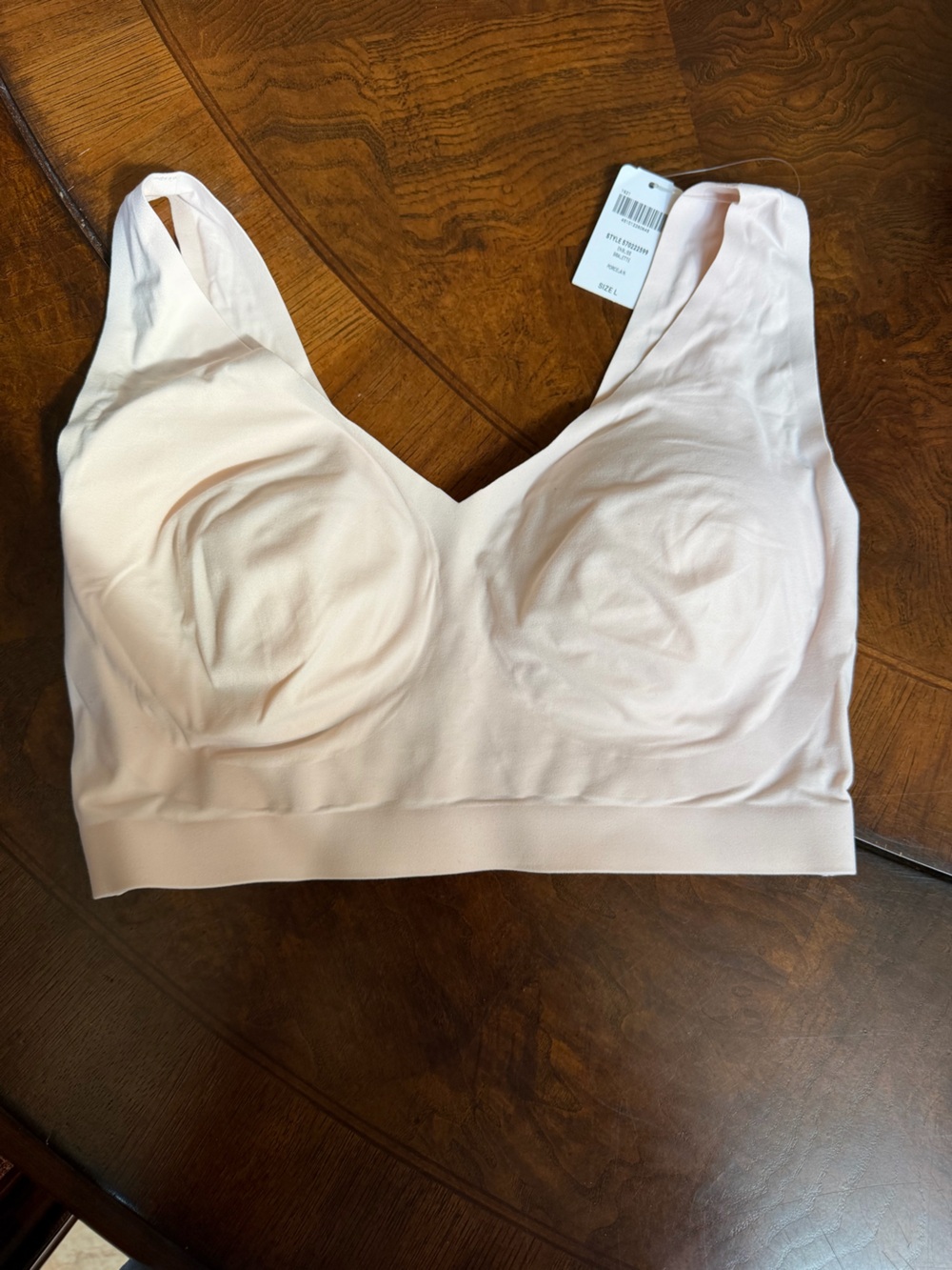 Soma Nude Wireless Seamless Bralette size L NWT